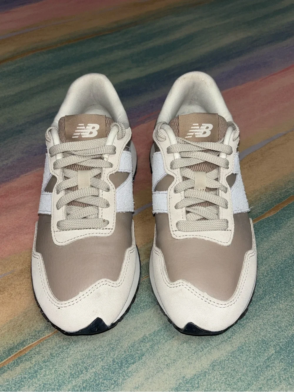 New Balance WS237ST Driftwood/Granite Women's Running Shoes size 8